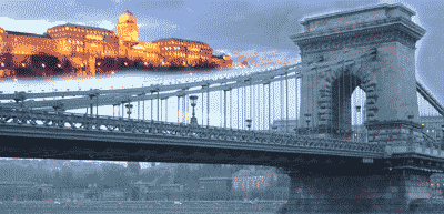 Un pont entre Buda et Pest (Photographie : Balázs Fekete)