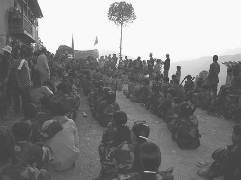 Les maoïstes népalais ont étendu la révolution à plus de 60% du pays (Crédits photographiques : PCR-CO)